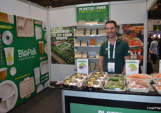 Jon Owen from BioPack with great bio-degradable packaging made from sugar cane.