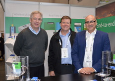 The team from Emmerson AU-NZ Tim Flinn, Nick Holt and Jose Marques.