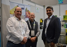 Leigh Cummin and Greg Akins from Catalytic Converters with SP Sing from NSW Department of Primary Industries.