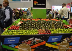 Display of fruit from Produce Time.