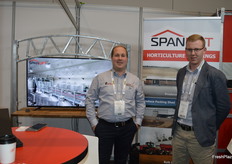 Joe and Charles Grace at SpanLift the compnay builds sheds and produces bins.