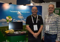 Greg Calvert and Lester Doecke from Fresh Chain providing an end to end traceability solution.