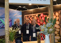 Les Ollington, Julian Shaw and Kate Shaw from Agronico.