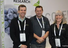Peter Cook, Michael Coates and Yvonne McDiarmid from Plant & Health Research.