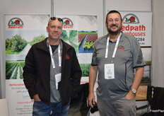 Glenn Cornell and Brian Clark from Redpath Greenhouses.