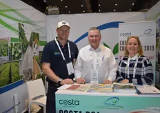 Adam Upton - Upton Agronomy, Jonathan Eccles and Nicky Mann at Protected Cropping Australia.