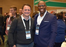 Janus Goosen of Goosen Boerdery in Ceres with Ayanda Kanana, CEO of the Johannesburg Market.