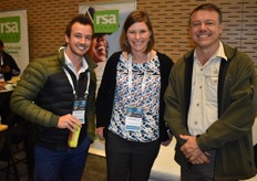 Stian van Zyl and Karien Müller (Freshvest Capital) with Renier Boshoff of Tessenderloo.