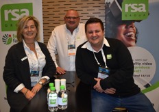 Dorothy Baillie, Wynand Schultz and Marcello Bubalo, all from RSA.