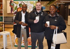 Dumisani Ndlovu, Rudolf Barnard and Portia Ndlovu, Food Lovers Market.