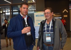 Marco Braam of Bosman van Zaal with Dave Coventry of Rijk Zwaan.