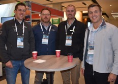 Everhard van der Westhuizen (Van der Vyfer Transport), Pieter van Zyl (Freshmark), Chris Schutte (Freshmark) and Murray le Roux (Golden Harvest).