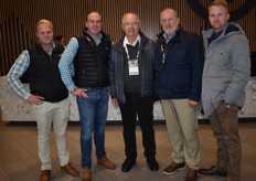 Hardus Pieterse and Gert Smit (HNP Boerdery), Danie Kieviet (Freshworld), Johan van Zyl and Jannes van Zyl (Boschkrans).