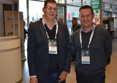 Dr Johan van Deventer, general manager, and Quentin Paladin (Freshmark).