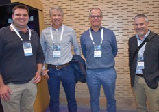 Marinus Naudé (Denau), André Lombard (Corefruit), Andrew Paterson (mpact), Charl du Bois (Capespan).