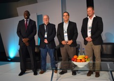 Rutendo Hwindingwi (Deloitte), Dawie Maree of First National Bank, Yuval Cohen (BreedX) and Sean Moolenschot (Savenda Global Capital Partners).