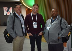 Jan van der Watt (Grobank), Juan-Ivan Smuts (Lucerne Agri) and Manny Fonseca (Grobank).