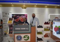 Export Manager Mustafa Subasi and General manager Fetullah Bingul of Turkish exporter Bursa Tarim A.S. They export Bursa figs to Europe and Asia.