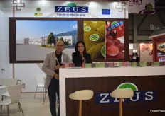Zisis and Christina Manosis of Greek kiwi exporters Zeus.