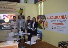 Second from the left is Mr Amr Soliman, the CEO of Egyptian exporter Al Solimania.