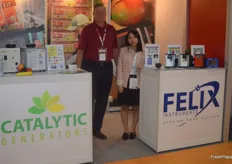 Steve Page is the Vice President of America-based Catalytic Generators, they shared a stand with Felix Instruments.