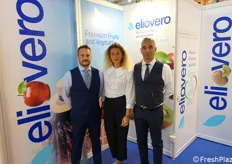 Eliovero stand: Ciro Bruno, Camilla Cottini and Enrico D'Este.