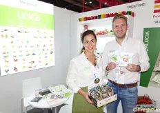 Nils Angelike (marketing) and Andrea Alvarez (business development) of Unicafresh (Spanish company)