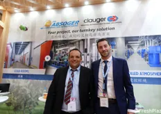 Sylvain Gerbaud and Aurelien Kamminga from Absorger, French company of atmosphere modificated