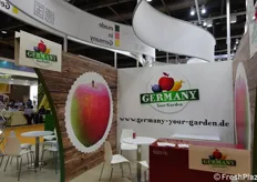 Booth of "Germany Your Garden", specialized in fruit and vegetables