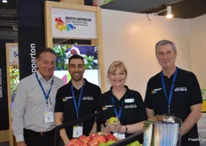 Tim Nethersole - Jeff Thompson Fruit Packing Co, Anthony Nicolaci, Kim O'Keeffe and Peter Harriott from Greater Shepparton.