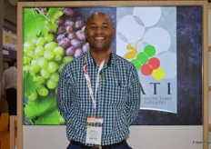 A smiling Clayton Swart from South African Table Grapes.