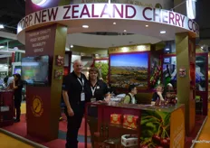 Paul Croft and Pam van der Velden at New Zealand Cherry Corp.