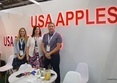 Elizabeth B Carranza, Diane Smith and Todd Sanders from USA Apples