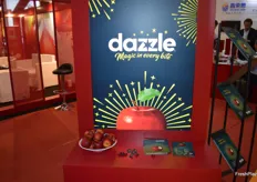 Dazzle one of the new apple varieties from New Zealand.