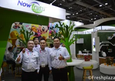 Chunjie Wang and Jian Ke Huang Sales Director from Shanghai Nowfrutti Co., Ltd. They are mainly engaged in the import of fresh fruit and the marketing and wholesale of various fruit. With their Disney Fruit packaging they have a good position in the Chinese market.