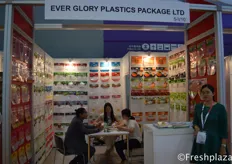 Team of Every Glory Plastics Package Ltd. in a meeting with a client. They are specialized in all kind of packaging, also fresh products.