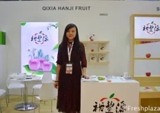 Ma Jia from Qixia Hengyuan Fruit & Vegetable, specialised in apple production and export to more than 10 countries.