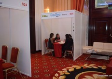 The retailer stands were in the back. These were not accessable unless you were called forward for a speed-date.