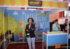 Esra Soyleyen, marketing manager for Aksun.