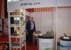 Maciej Zuchowski of Silbo. They produce packaging for onions and potatoes, among other produce.