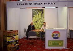 Siarhei Ruliak and Lukasz Lojewski representing Prima Donna, Banex and BanaEast. They deal in bananas.