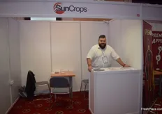 Remigiusz Garczarek of CargoSun was at the event to represent SunCrops.