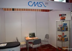 The stand of CMS; the exhibitioners were mostly participating in the speed-dating.