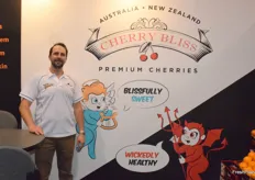 Jordan Bain from Pinnacle Fesh promoting the new brand Cherry Bliss