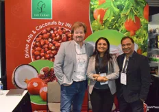 Trent McKay, Purnima and Pankaj Khandelwal from INI Farms