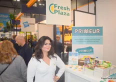 Astrid Antillon of Tropical Republik came to visit the stand of FreshPlaza. The company imports tropical fruits from South America and Spain to Europe