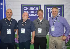 The Church Brothers team: Jeff Church, Neil Milburn, Merritt Bruce and Ernst van Eeghen.