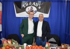 Elijah Booth Ornstein and Jeff Ornstein with Eli & Ali's.