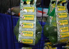 Avocado mesh bag of Henry Avocados.