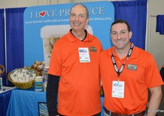 Jim Provost and Eric Frasse with I Love Produce.